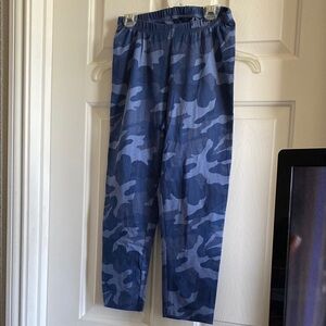 Old Navy Navy Camouflage Leggings